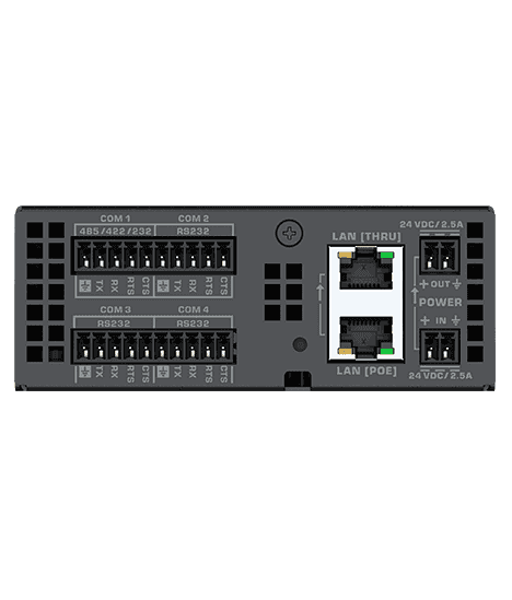 QSC Four bi-directional RS232 serial ports (including on port with RS422 and RS485 compatibility) - QIO-S4 Room Control QSC