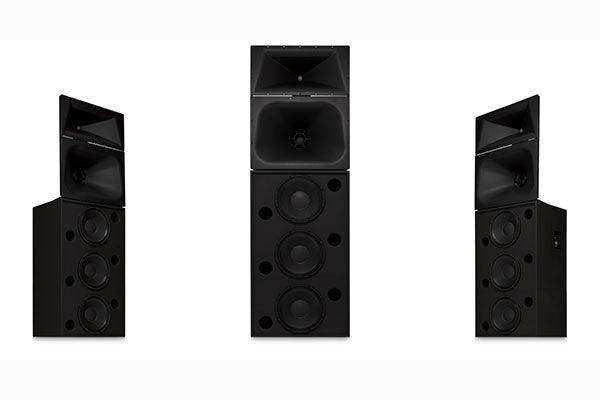 QSC High power, bi or tri-amp, 3-way, 4x15", consists of 2 x LF-4215 and MH-1075C components - SC-443C Speakers QSC