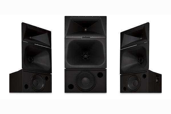 QSC High power, tri or quad-amp, 4-way, 1x15", consists of LF-4115 and MHV-1090 components - SC-414 Speakers QSC