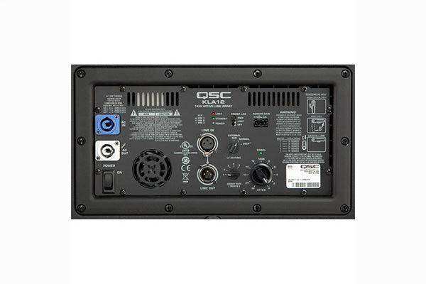QSC KLA12 12" 2-Way Line Array Loudspeaker (Black) - KLA12-BK Speakers QSC