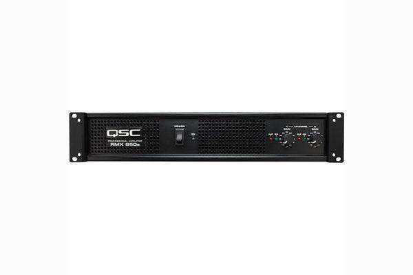 QSC Power Amplifier (300 W per Channel) - RMX850a Audio Amplifiers QSC