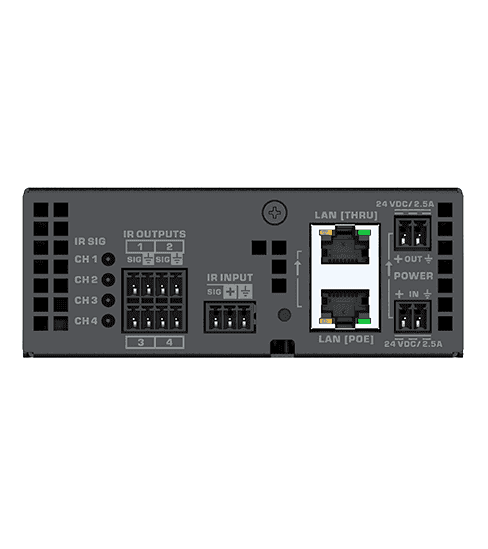 QSC QIO-IR1x4 Infrared Q-SYS Network I/O Expander Room Control QSC