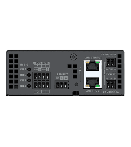 QSC QIO-IR1x4 Infrared Q-SYS Network I/O Expander Room Control QSC