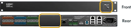 QSC Unified Core Processor - Core 110f V2 Q-SYS network + analog I/O processor (v2) Room Control QSC