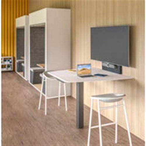 Salamander D1/338AM1/SN/NO/BK Unifi Huddle 3-5 pr cabinet Sienna-Natural Oak Veneer Single Mount Racks Salamander Designs