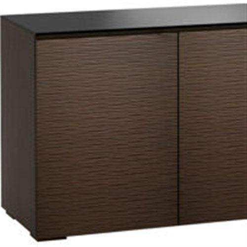 Salamander/D1/347AMXL/BL/WE 4-Bay Low profile wall cabinet Single XL mount Berlin/Wenge 10 color opt Racks Salamander Designs