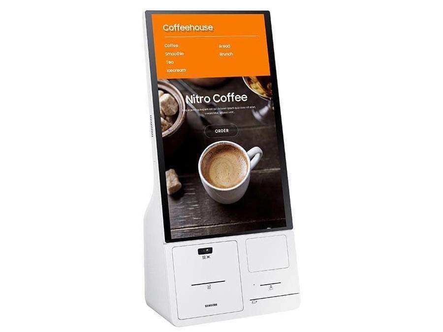 Samsung Tizen Kiosk Touch Screen, Kiosk Connection Box and Stand for 24in Kiosk Bundle Interactive Displays Samsung