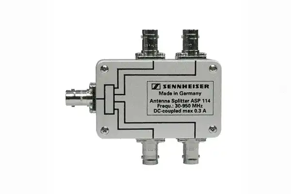 Sennheiser ASP 114 Single four-way antenna splitter, passive - 003423 Microphones Sennheiser