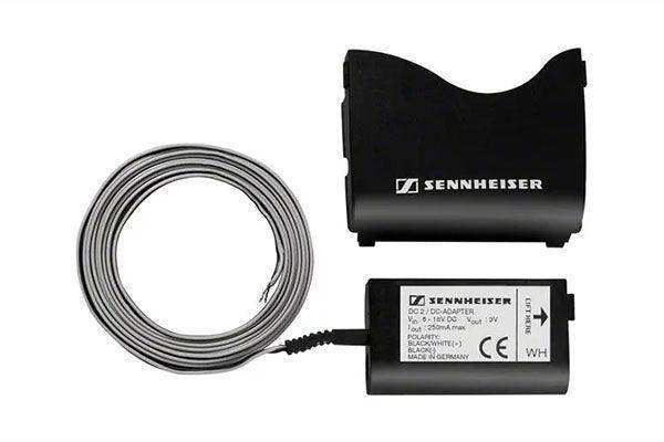 Sennheiser DC 2 DC power adapter, for EW bodypack transmitter and receiver from series ew G3 and ew G4, power supply 12 VDC - 009827 Microphones Sennheiser