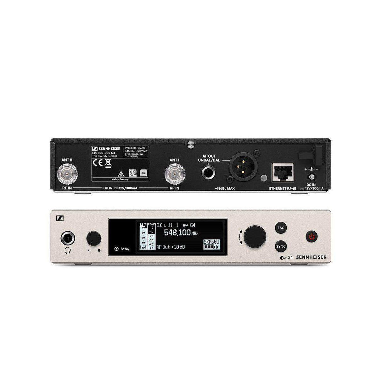 Sennheiser EW 500 G4-MKE2 Wireless Omni Lavalier Microphone System Microphones Sennheiser