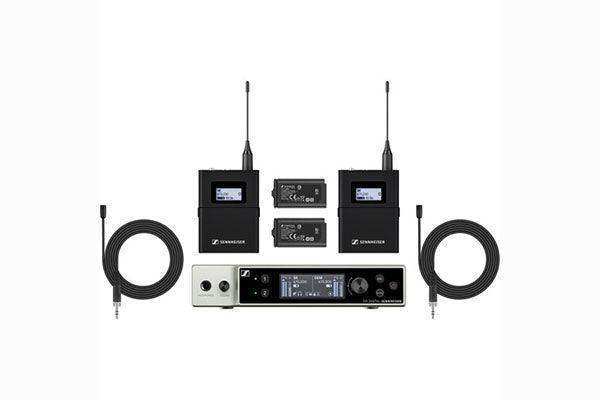 Sennheiser EW-DX MKE 2 SET Dual-Channel Digital Wireless System with Two Omni Lavalier Mics Microphones Sennheiser EW-DX MKE 2 SET (Q1-9: 470.2 - 550 MHz)