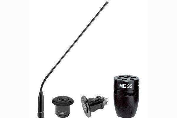 Sennheiser I40-L ME36 lobar mini shotgun capsule, MZH3040 gooseneck, MZT30 flange mount and MZS31 shock mount Microphones Sennheiser