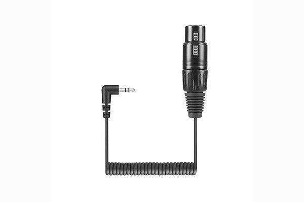Sennheiser KA 600i XLR-3 to a 3.5 mm smartphone connector cable for shotgun microphones - 505799 Microphones Sennheiser
