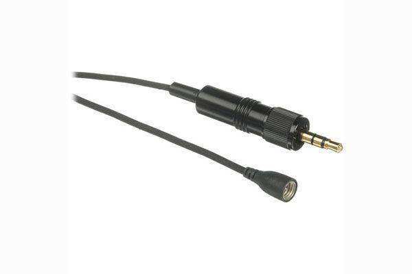 Sennheiser KA100-EW ANT Right angle, copper core cable (black) for ME Modular capsules. 3.5mm screw-on plug for evolution wireless Microphones Sennheiser