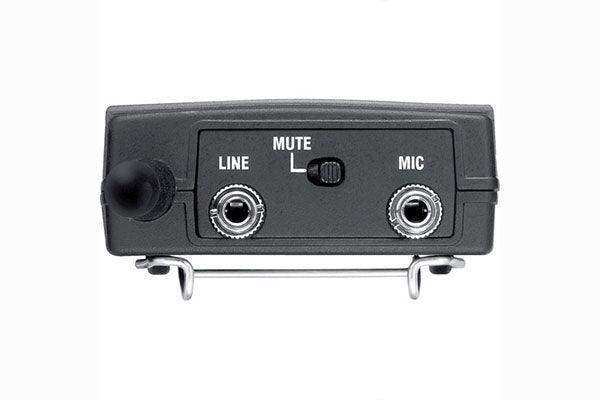 Sennheiser SK 2020-D-US Six channel bodypack transmitter with audio and microphone input and BA2015 rechargeable battery (926-928 MHz) - 500549 Microphones Sennheiser