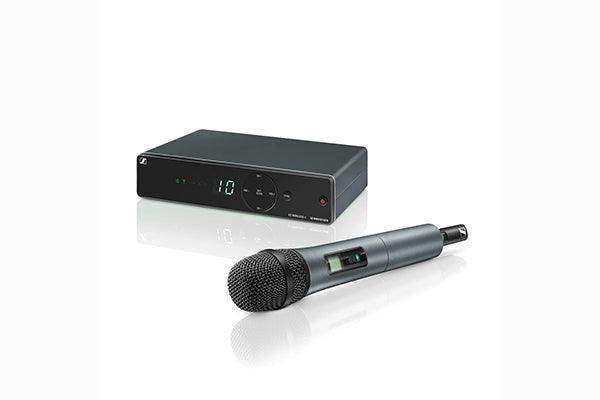 Sennheiser XSW 1-835-A Wireless vocal set. Includes (1) EM XSW 1, (1) SKM 835 XSW (cardioid, dynamic) (1) NT 12-5 CW and (1) MZQ 1 clip, frequency range: A (548 - 572 MHz) Microphones Sennheiser