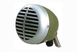 Shure 520DX Omnidirectional Dynamic with Volume Control High Z “The Green Bullet” for Harmonica Microphnes Shure