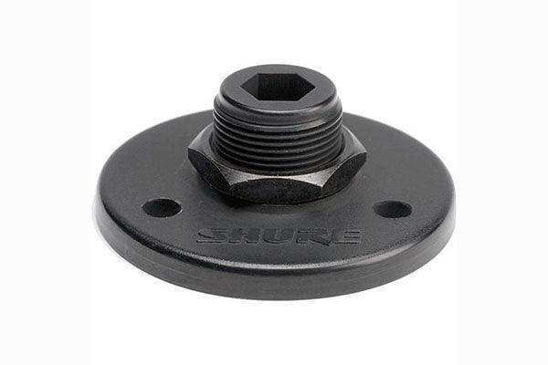 Shure A12B 5/8"-27 Threaded Mounting Flange, Black Microphones Shure
