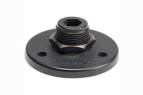 Shure A12B 5/8"-27 Threaded Mounting Flange, Black Microphones Shure