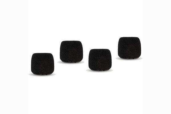 Shure ACVO4WS-B Black Foam Windscreen for Centraverse Overhead Condenser Microphones (Contains Four) Microphones Shure