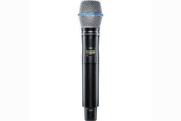 Shure AD2/B87C Handheld Wireless Microphone Transmitter Microphones Shure AD2/B87C=-G57 AD HH 470-616 MHZ
