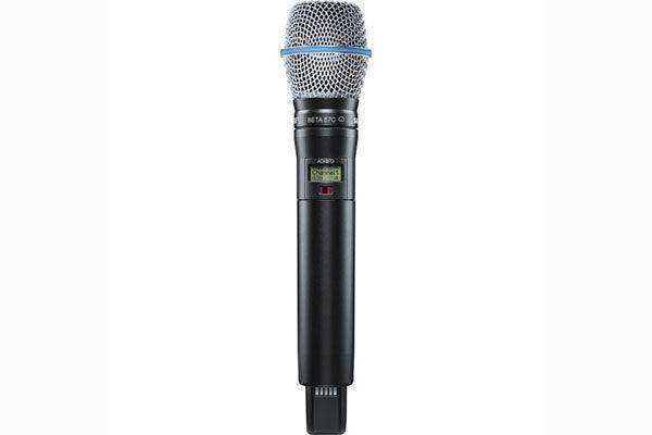 Shure ADX2FD/B87C Digital Handheld Wireless Microphone Transmitter with Beta 87C Capsule Microphones Shure ADX2FD/B87C=-G57 (470-616 MHZ)