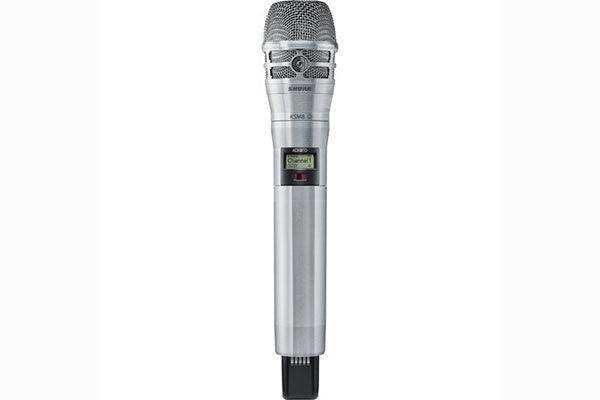 Shure ADX2FD/K8N Digital Handheld Wireless Microphone Transmitter with KSM8 Capsule (Nickel) Microphones Shure