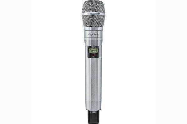 Shure ADX2FD/K9N Digital Handheld Wireless Microphone Transmitter with KSM9 Capsule (Nickel) Microphones Shure ADX2FD/K9N=-G57 (470-616 MHZ)