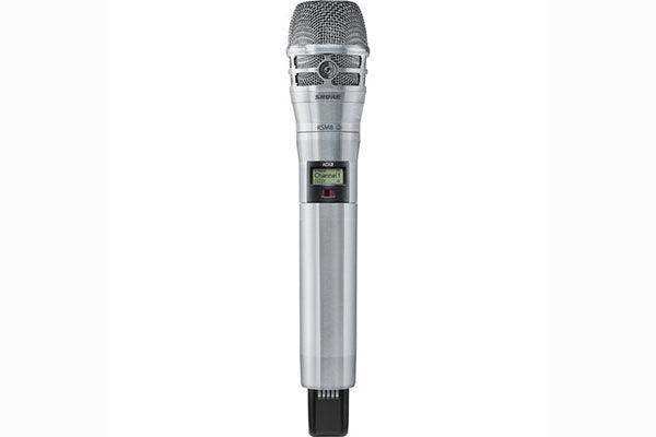 Shure ADX2/K8N Digital Handheld Wireless Microphone Transmitter with KSM8 Capsule (Nickel) Microphones Shure
