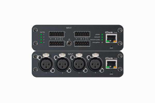 Shure ANI4OUT-BLOCK Advance 4-Channel Dante Mic/Line Audio Network Interface Unit (Block Outputs) Microphnes Shure