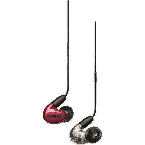 Shure AONIC 5 Sound-Isolating Earphones - SE53BACL+UNI, SE53BABK+UNI, SE53BARD+UNI Headphones Shure Red