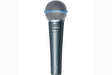 Shure Beta 58A Handheld Supercardioid Dynamic Microphone - BETA 58A Microphnes Shure