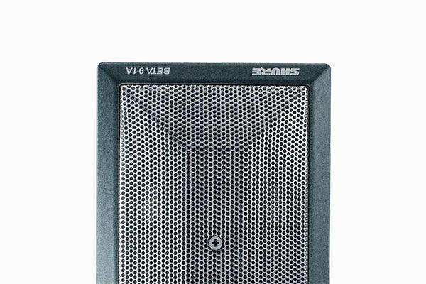 Shure BETA 91A Half-Cardioid Condenser Kick-Drum Microphone. Includes Integrated Preamplifier and XLR Connection Microphnes Shure