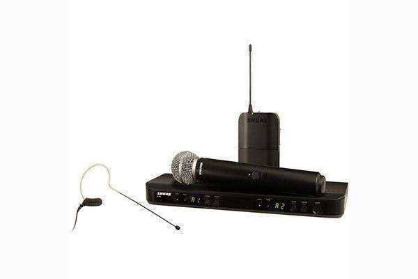 Shure BLX1288/MX153-H9 BLX1288 COMBO W/MX153 AND SM58 Microphnes Shure