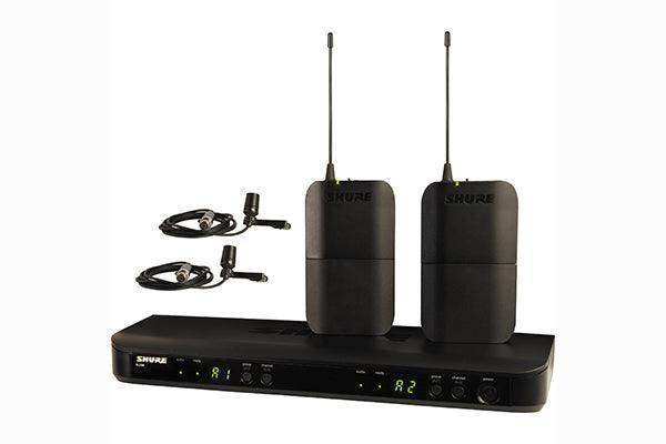 Shure BLX188/CVL BLX188 DUAL LAV SYSTEM W/CVL Microphones Shure