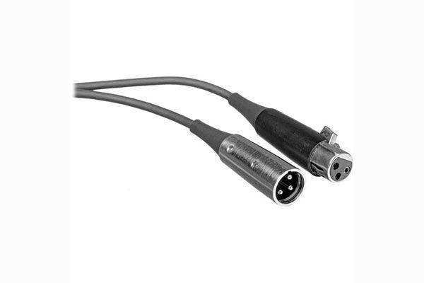 Shure C25F 25' TRIPLE-FLEX™ Cable, Chrome XLR Connectors Microphones Shure