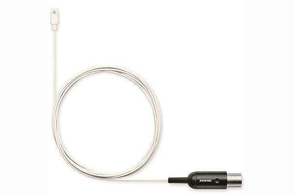 Shure DL4 DuraPlex Series Lavalier Microphone (White) Microphones Shure DL4W/O-MTQG-A