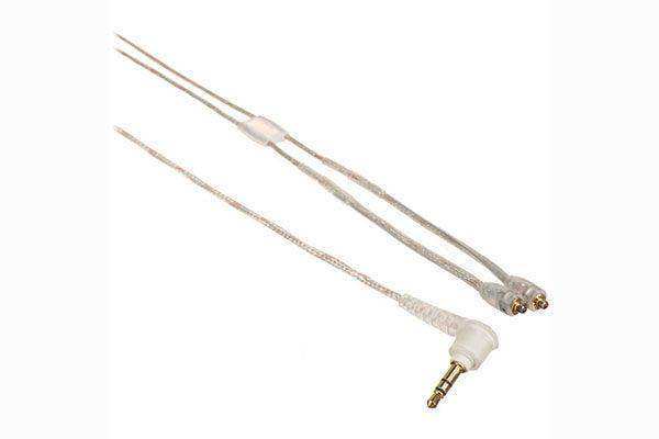 Shure EAC46CLS Detachable Cable 46" (Clear w/Sliver MMCX) Microphones Shure