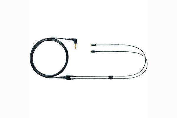 Shure EAC64BK Detachable Earphone Cable, 64" (Black, sealable bag) Microphones Shure