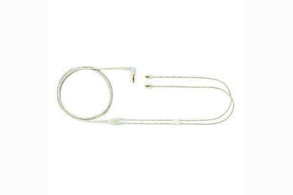 Shure EAC64CL Detachable Earphone Cable, 64" (Clear, sealable bag) Microphones Shure