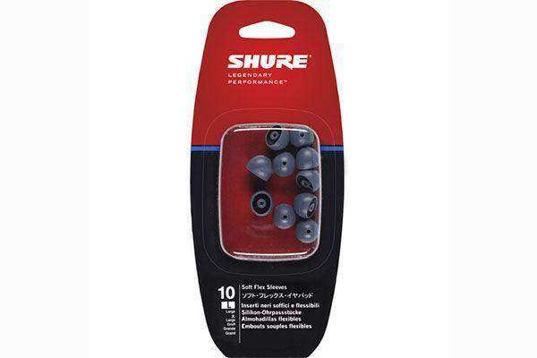 Shure EASFX1-10L Large soft flex sleeves for SCL3, SCL4, & SCL5 earphones (5 pair) Microphones Shure