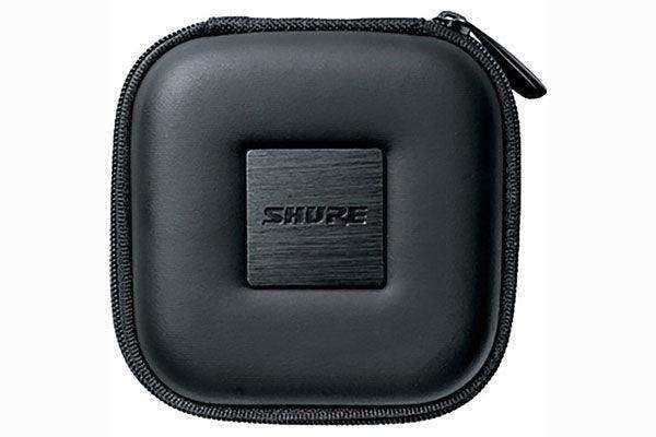 Shure EASQRZIPCASE-BLK Square Zipper Earphone Pouch-Black Microphones Shure