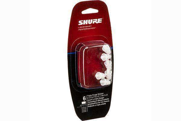 Shure EATFL1-6 Triple flange sleeves for SCL3, SCL4, & SCL5 earphones (5 pair) Microphones Shure