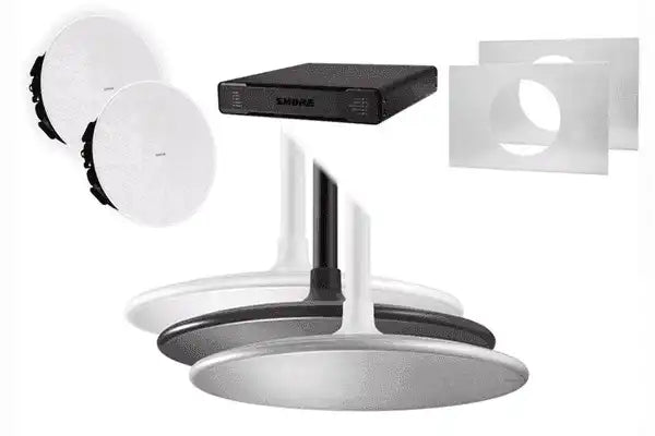 Shure ECOSYSTEM BUNDLE 920PR (1) MXA920W-R (1) P300-IMX (2) MXN5W-C + Tile Bridge - 920PR W-V Audio Conferencing Shure