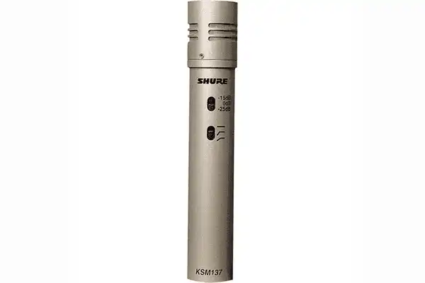 Shure KSM141/SL Stereo KSM141 Stereo Pair, includes two KSM141, two Foam Windscreens, A27M Stereo Microphone Adapter and Carrying Case Microphnes Shure