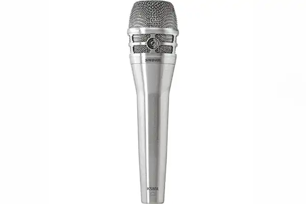 Shure KSM8/N Dualdyne Dynamic Handheld Vocal Microphone, Nickel Microphnes Shure