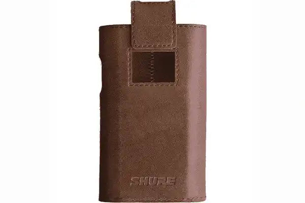 Shure Leather Amplifier Case for KSE1500 Earphone System & SHA900 Amplifier Microphones Shure