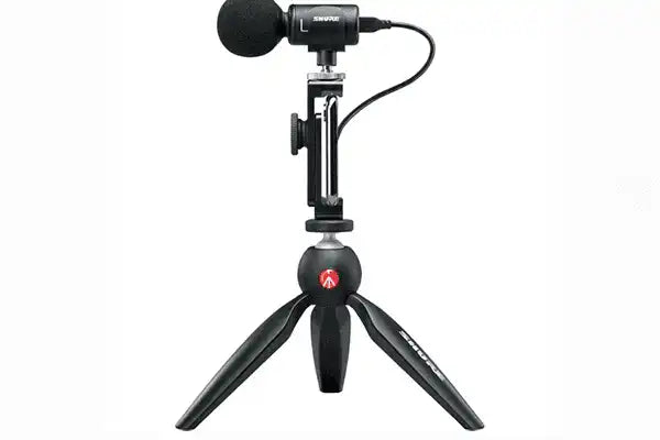 Shure MOTIV MV88+ Video Kit Digital Stereo Microphone and Accessories for Smartphones (iOS, Android, New Packaging) Microphones Shure