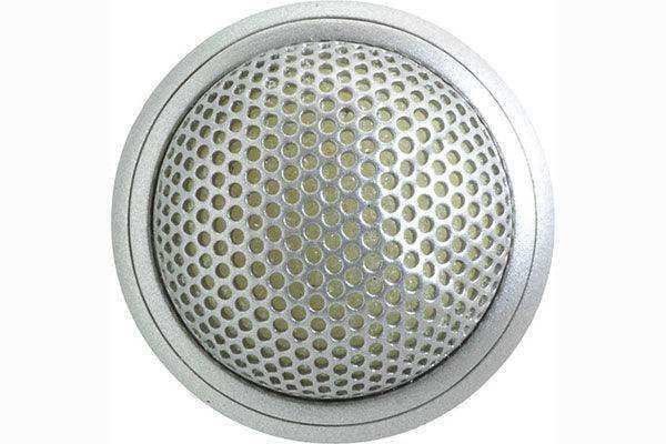 Shure MX395AL/BI Microflex Low-Profile Figure-8 Boundary Microphone for Installs (Silver) Microphnes Shure