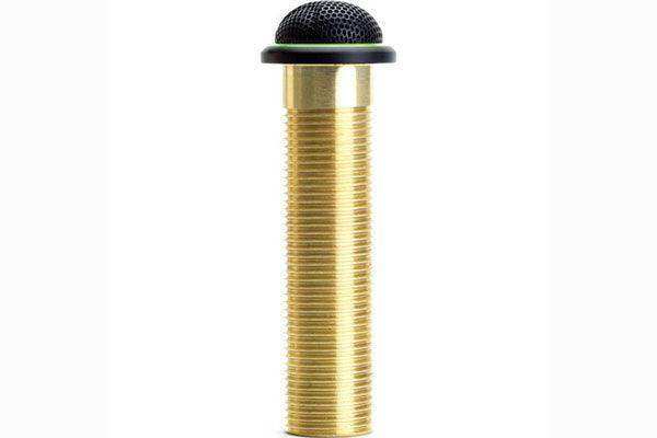 Shure MX395B/O-LED Microflex Low-Profile Omnidirectional Boundary Microphone with Logic-Control LED for Installs (Black) Microphnes Shure